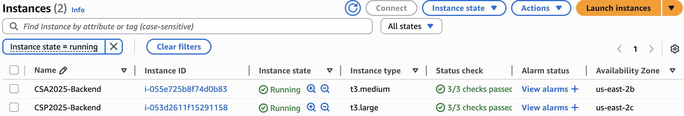 EC2 Screenshot